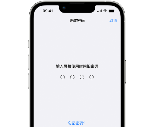 新龙镇iPhone屏幕维修分享iPhone屏幕使用时间密码忘记了怎么办 