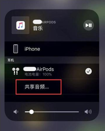 新龙镇苹果14音频维修点分享iPhone14音频共享设置方法 