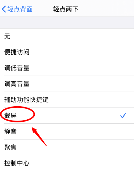 新龙镇苹果手机维修分享iPhone12如何启用双击截屏 